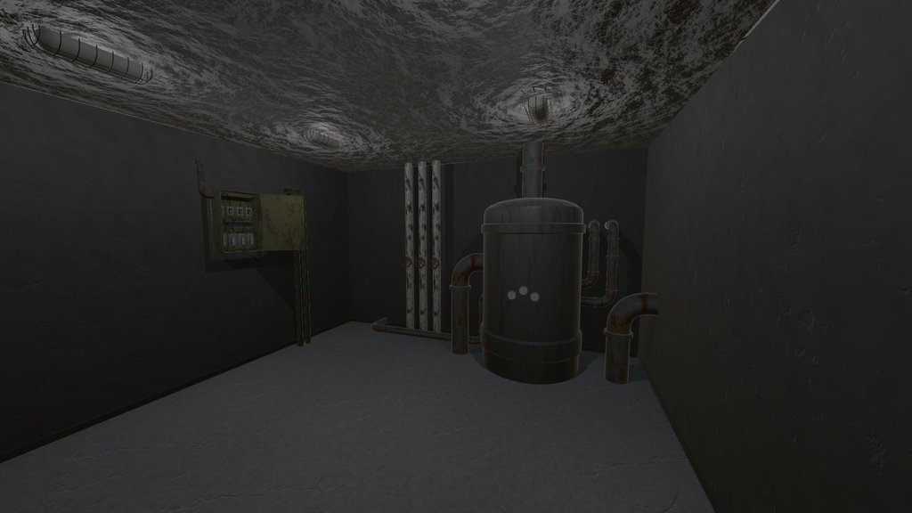 【3Dモデル】地下室アセット