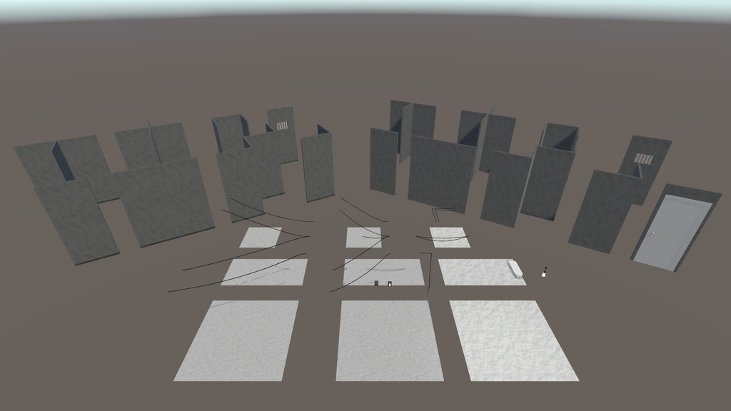 【3Dモデル】地下室アセット