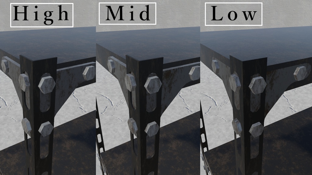 【3Dモデル】Steel Shelf【無料】