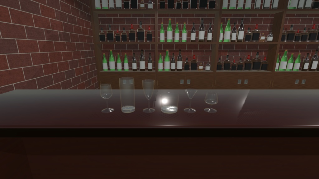 【3Dモデル】地下のバー