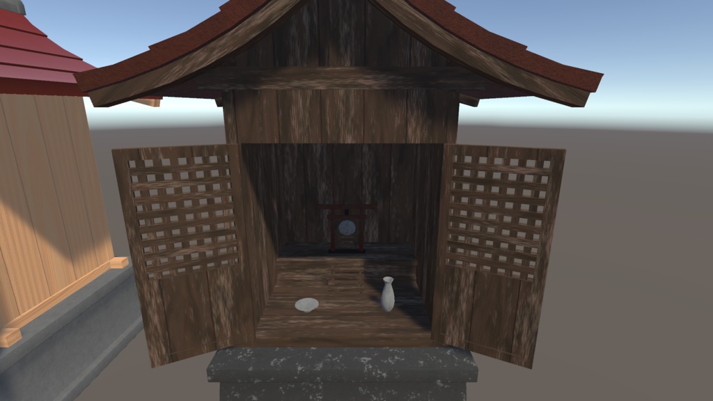 【3Dモデル】祠(ほこら)