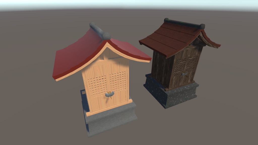 【3Dモデル】祠(ほこら)