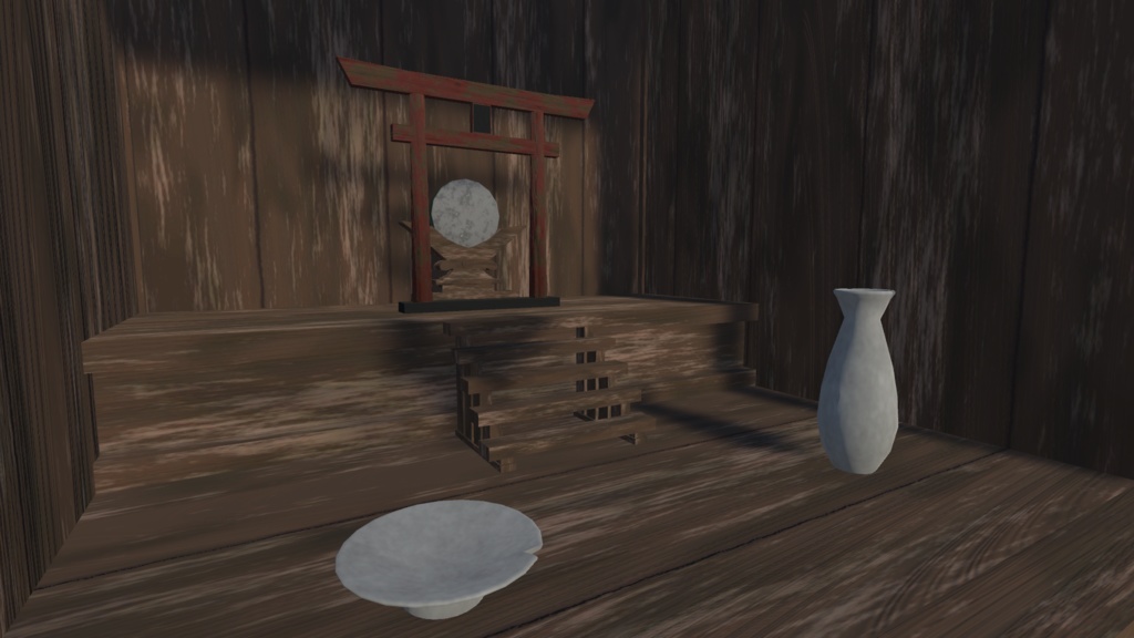 【3Dモデル】祠(ほこら)