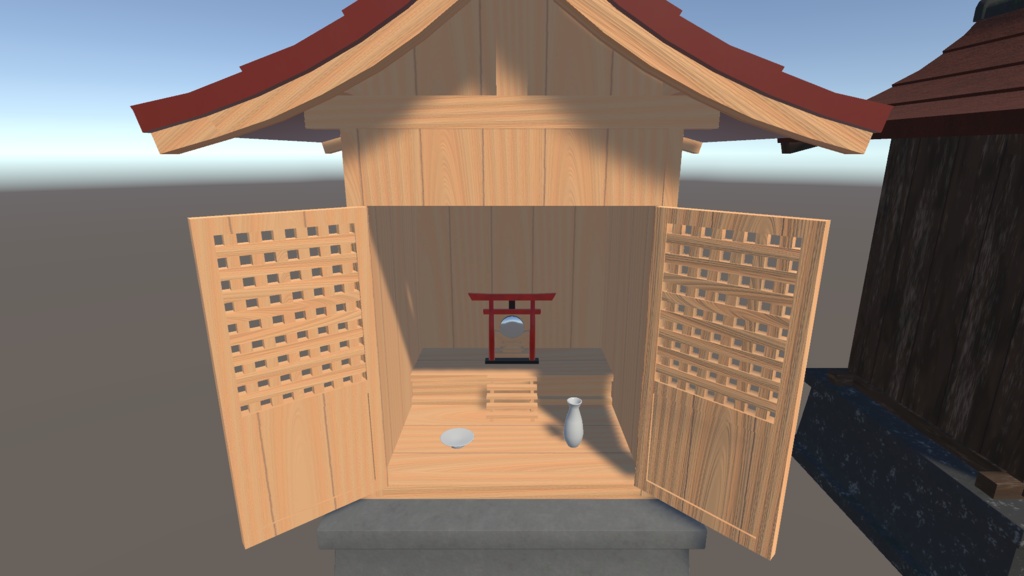 【3Dモデル】祠(ほこら)