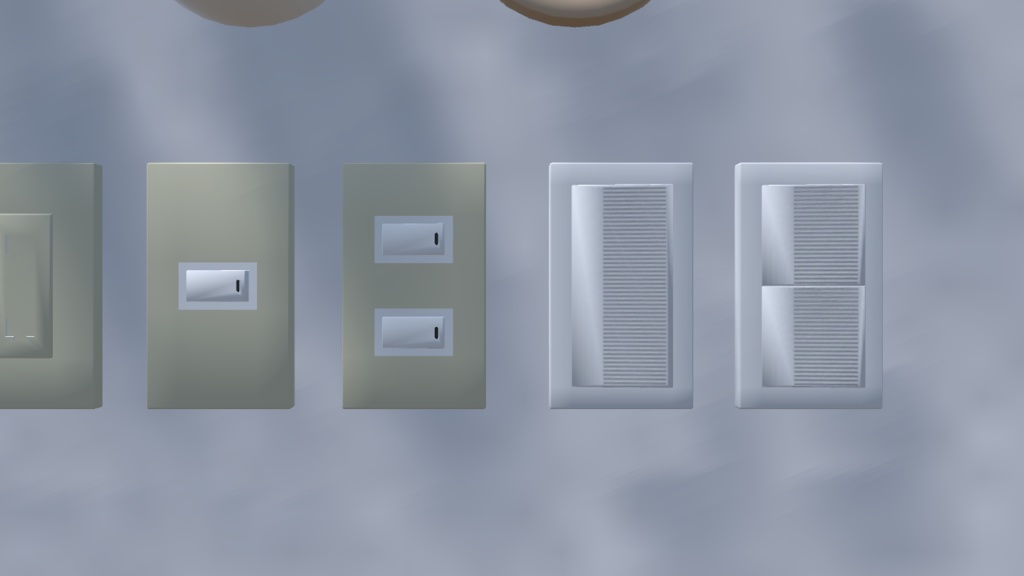 【3Dモデル】屋内パーツセット