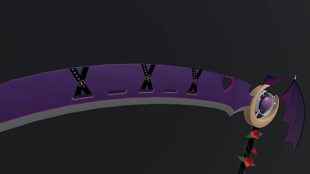 【3Dモデル】Scythe〈Night Rose〉