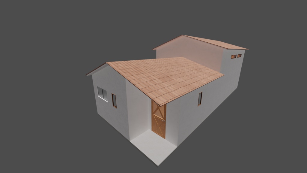 【3Dモデル】海辺のコテージ