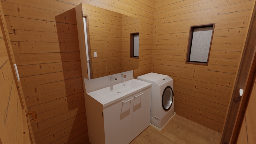 【3Dモデル】海辺のコテージ