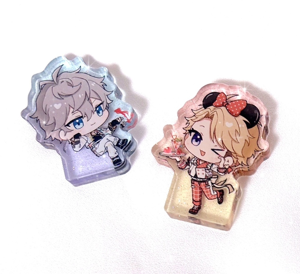 ラメ付き自立アクスタ