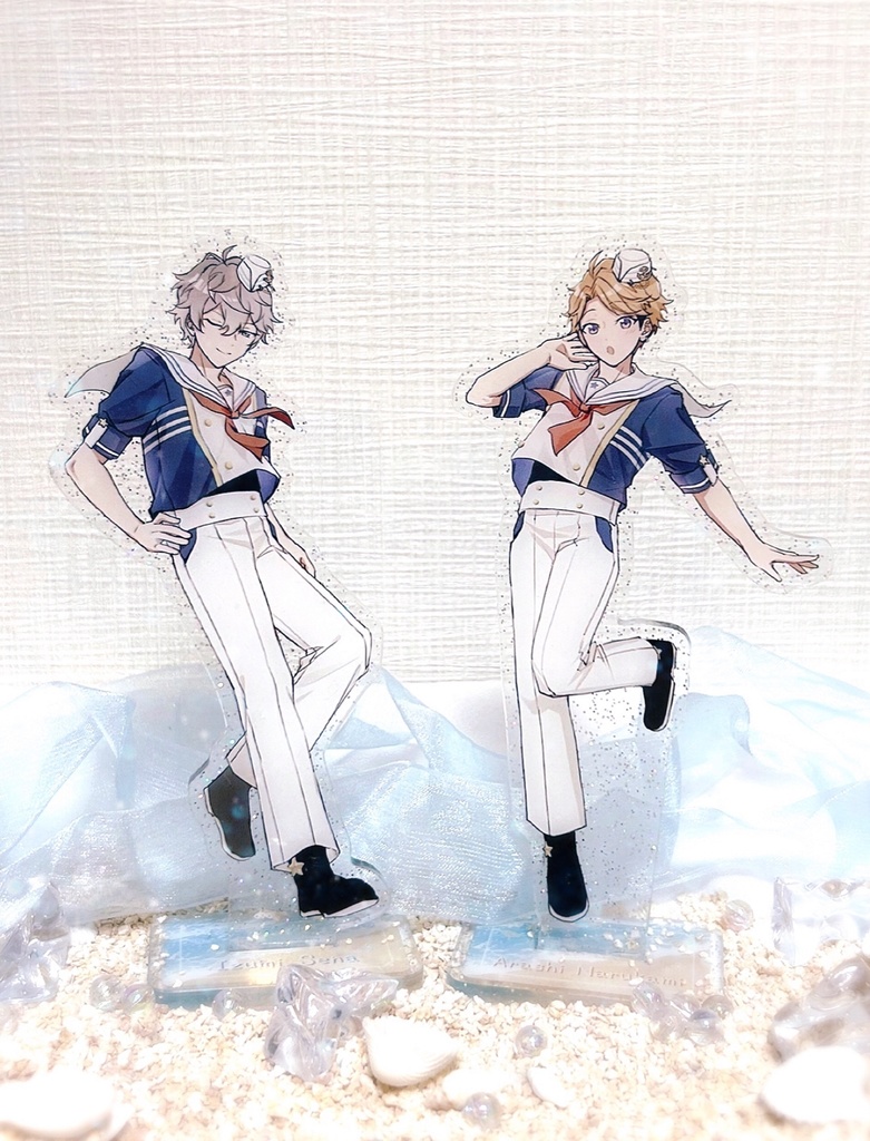 ラメ付きアクリルスタンド