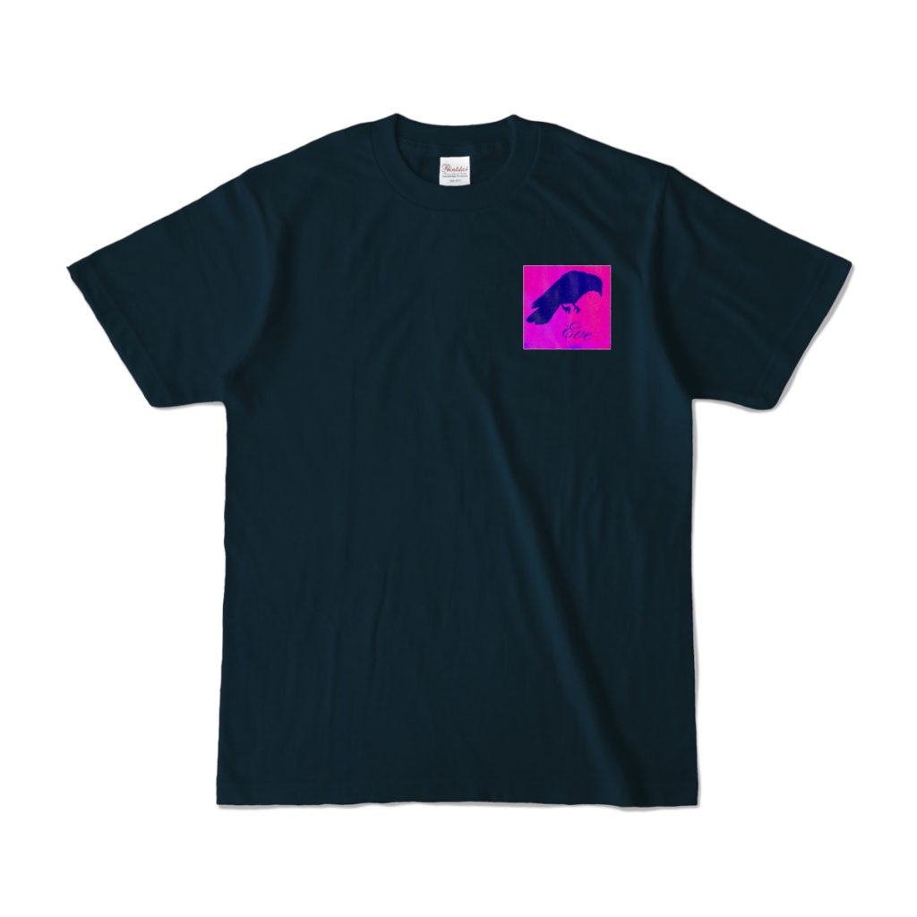 慰撫〜Eve〜ロゴＴシャツ　ネイビー