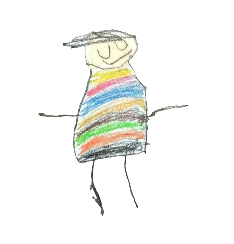 幸せバロン君Tシャツ one-point ライトイエロー