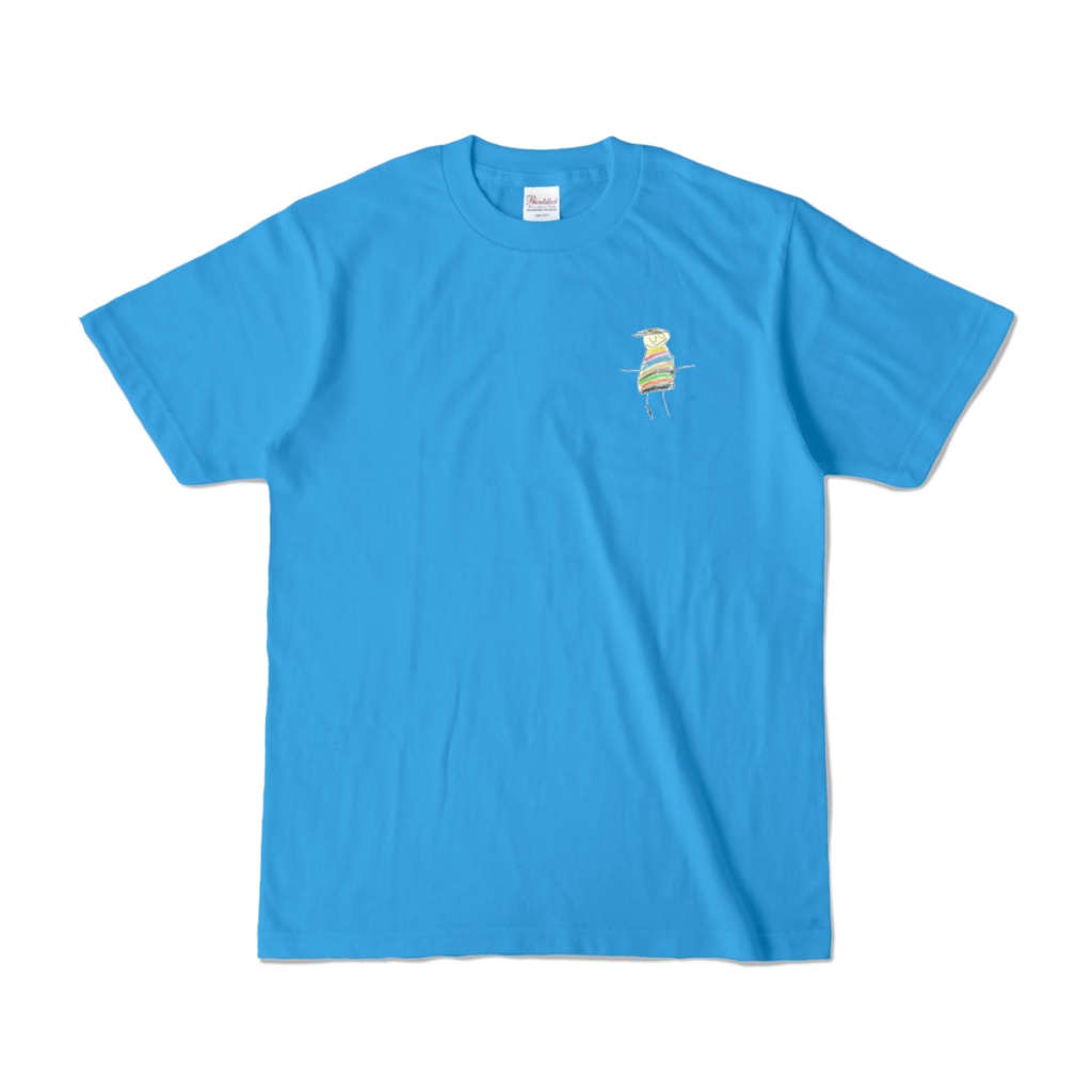 幸せバロン君Tシャツ ターコイズ