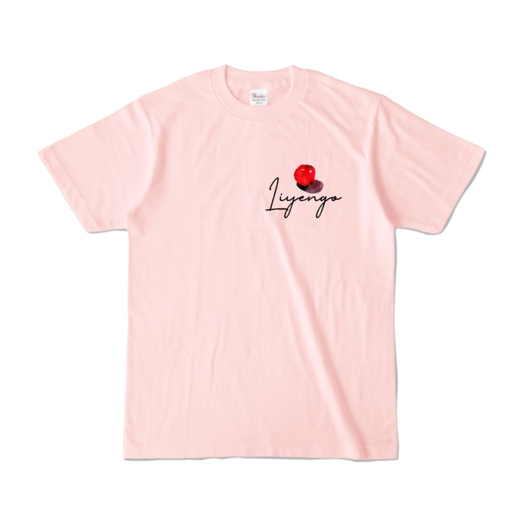 LiyengoロゴTシャツ ライトピンク