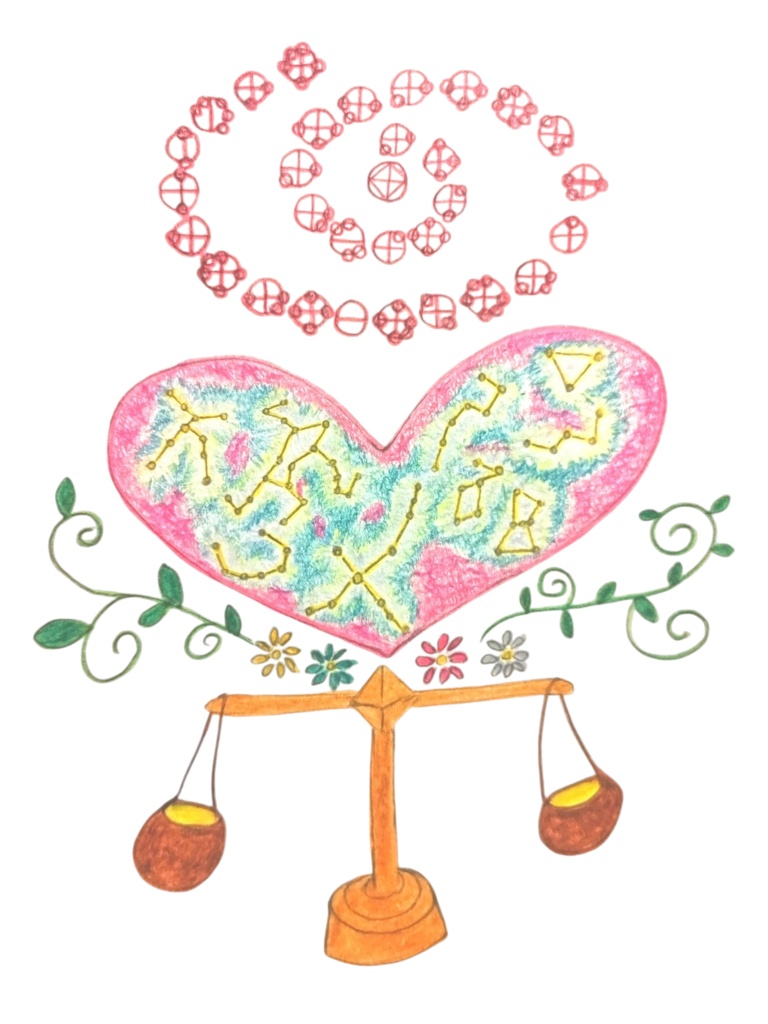 カタカムナTシャツ 第46首 フトマニノ ブラック