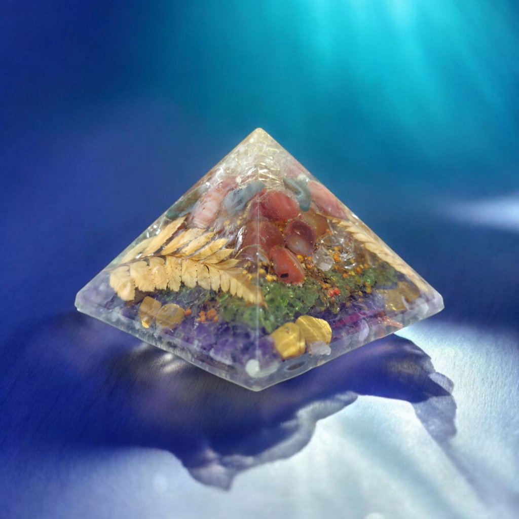 オルゴナイトTシャツ Gaia(ガイア) 地球の宝石オルゴナイト