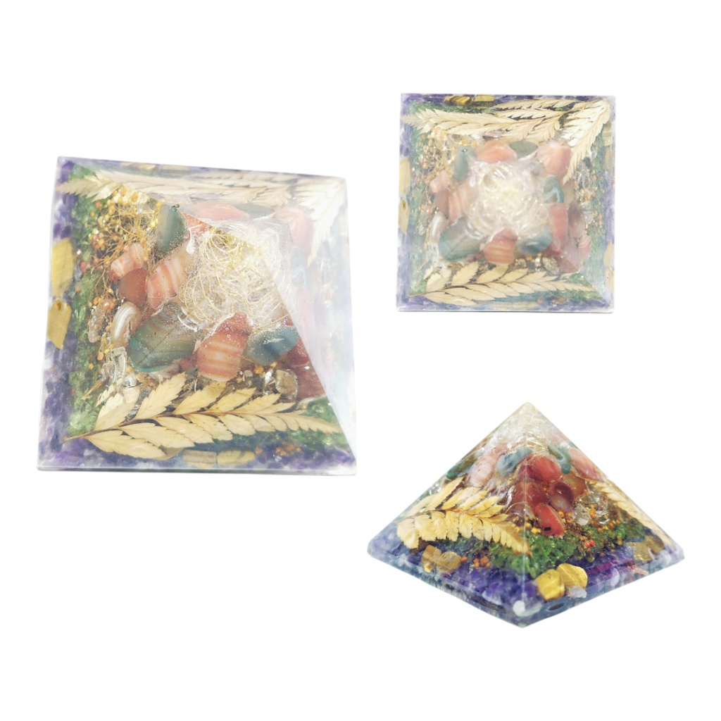 オルゴナイトTシャツ Gaia(ガイア) 地球の宝石オルゴナイト