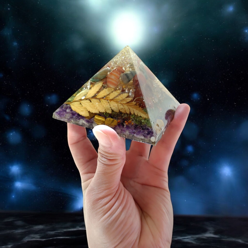 オルゴナイトTシャツ Gaia(ガイア) 地球の宝石オルゴナイト