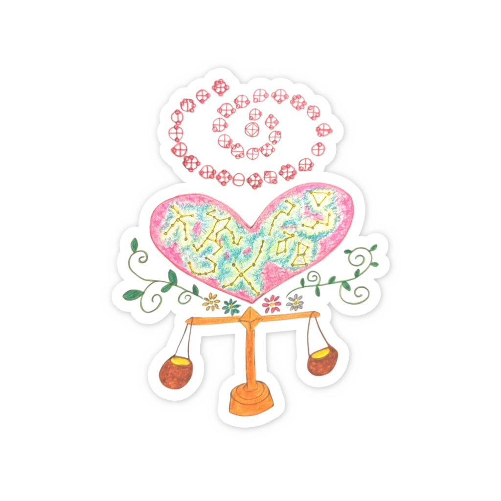 カタカムナ第46首フトマニステッカー