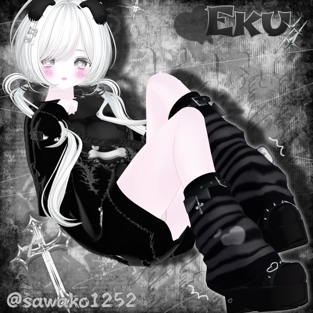 【8アバター対応】Fallen Baby Boots