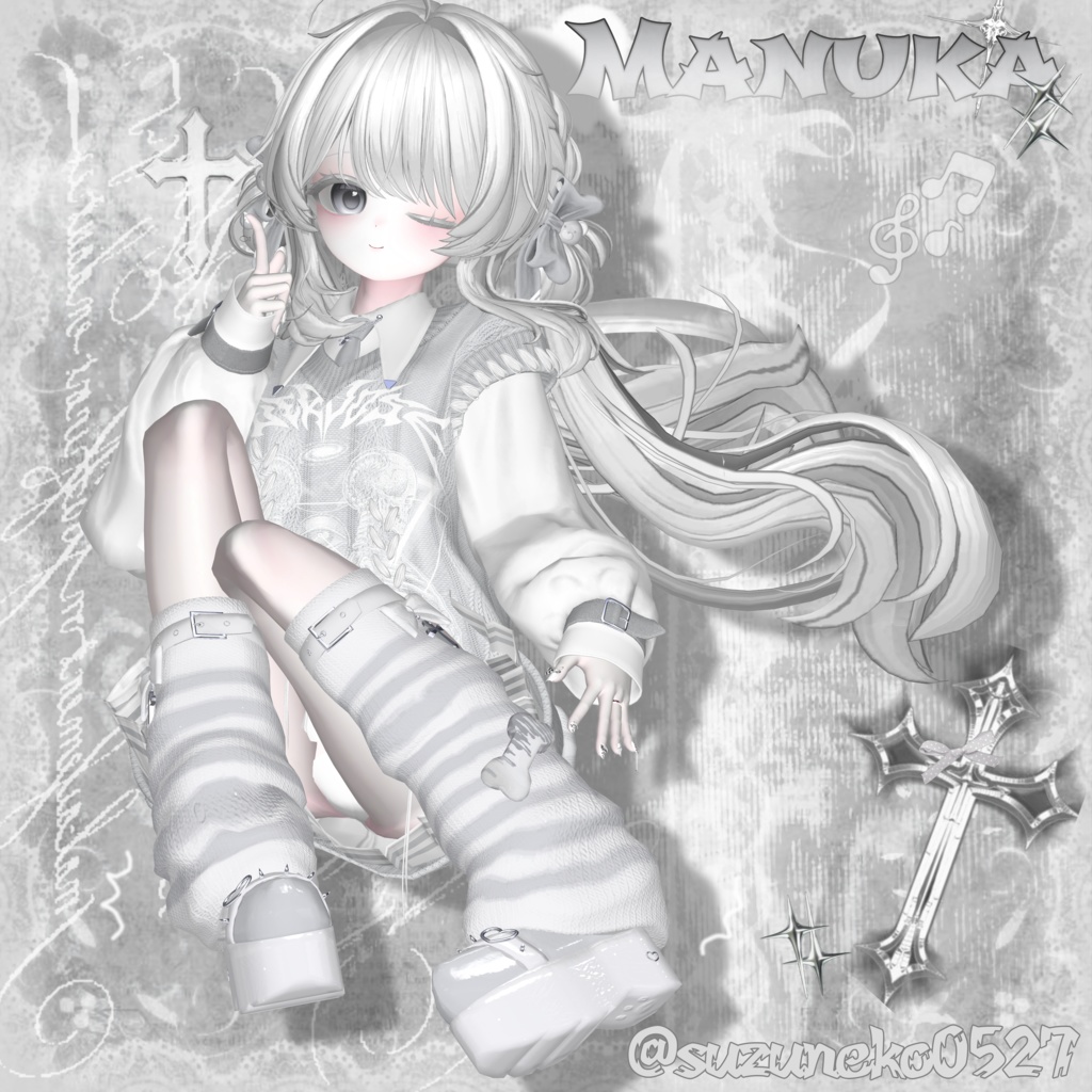 【8アバター対応】Fallen Baby Boots