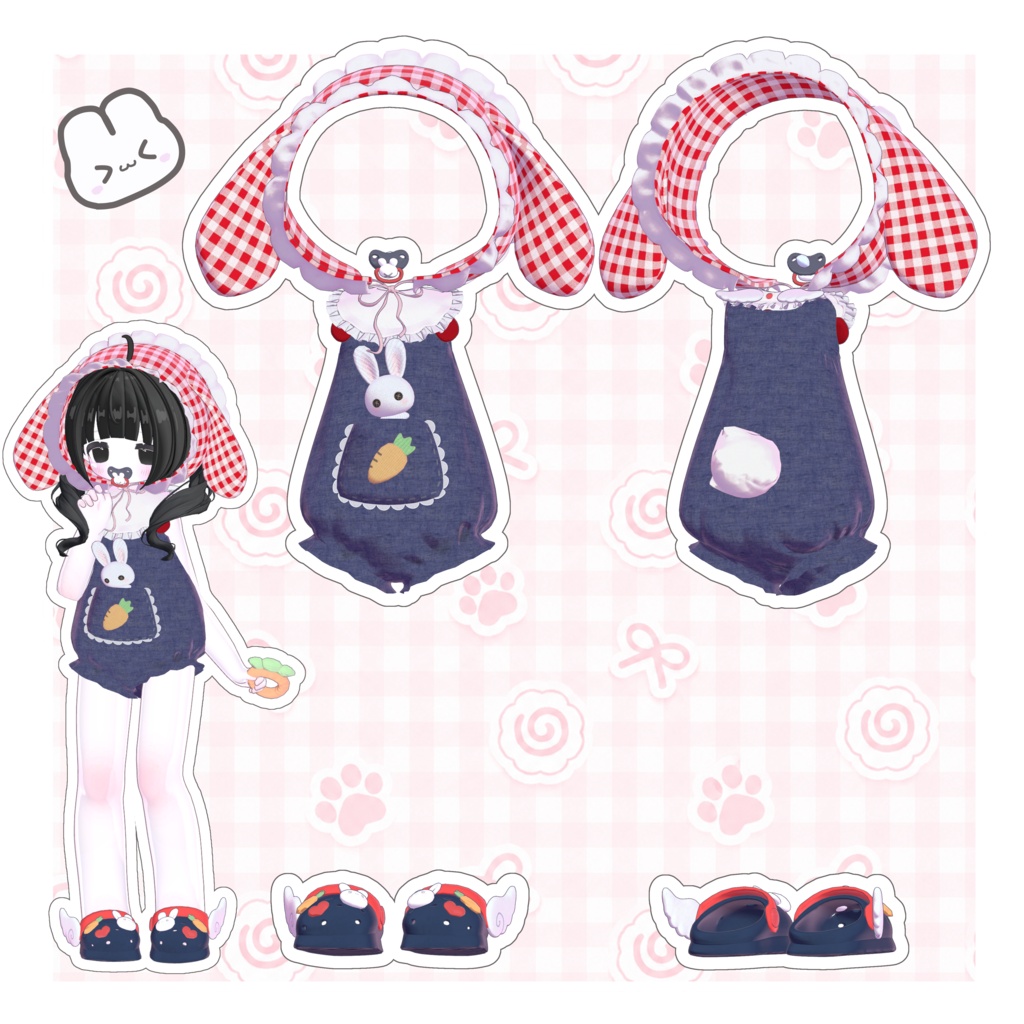 sale🥕【まめふれんず対応】🐰うさばぶ