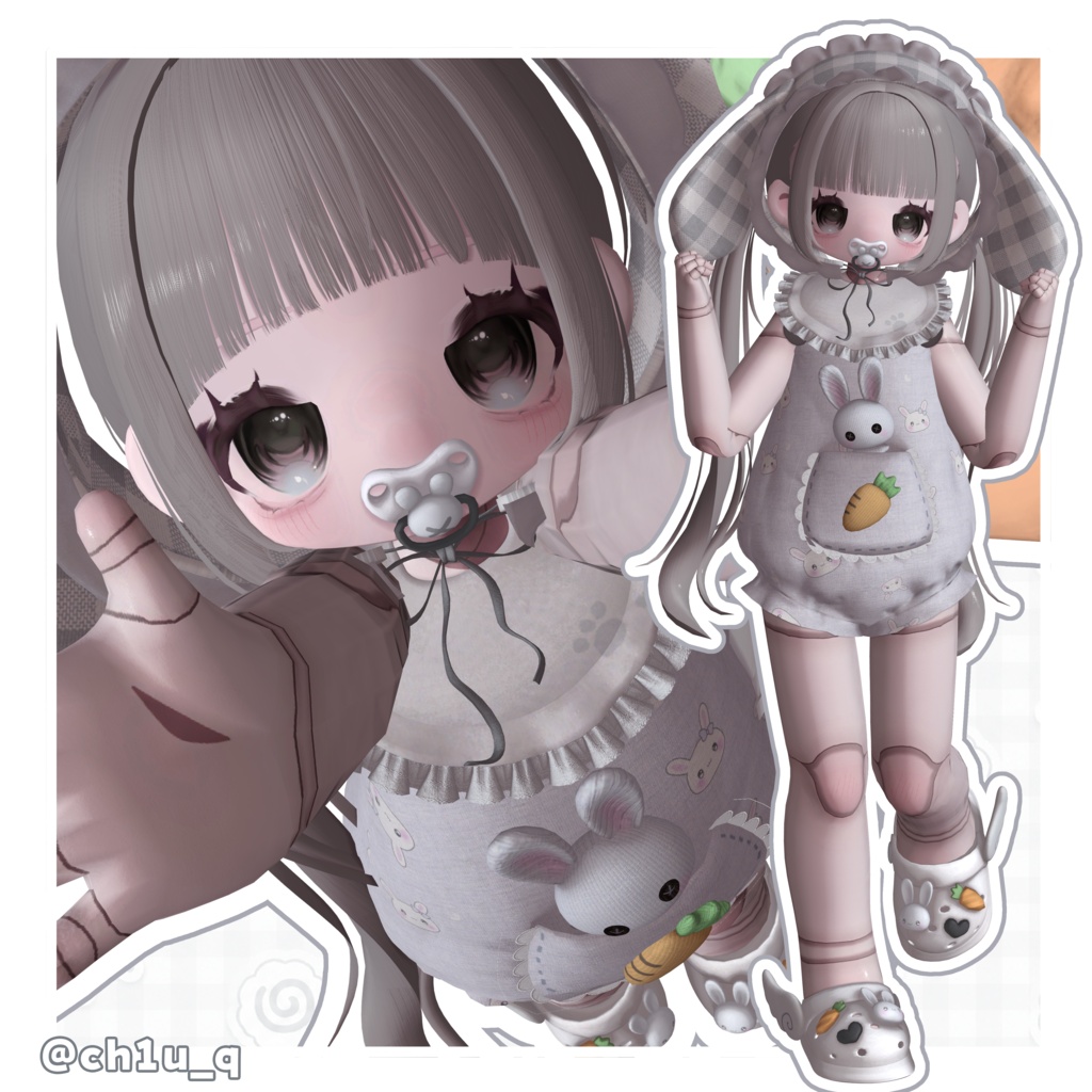 sale🥕【まめふれんず対応】🐰うさばぶ