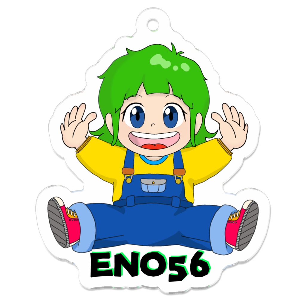 ババーンえのころアクキー名入