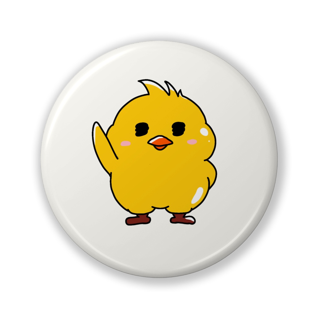 えのころとりさん缶バッチ