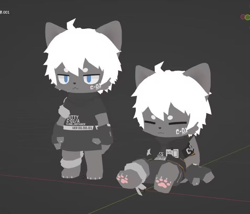 [Poly Putty / Poly油灰] [VRChat Avatar] [v1.0] - Putty Workspace - 2/8