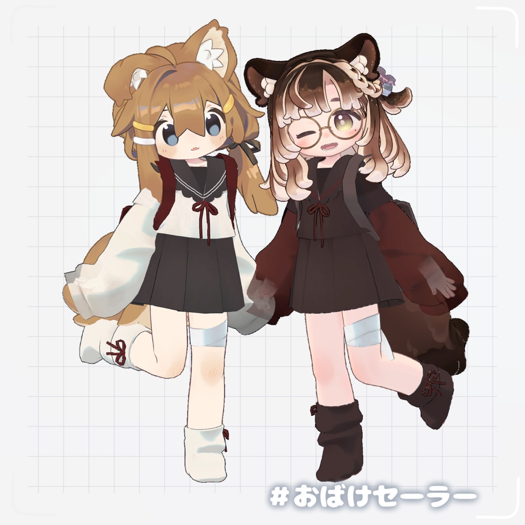 ୨୧ まめふれんず対応 ୨୧ おばけセーラー 👻