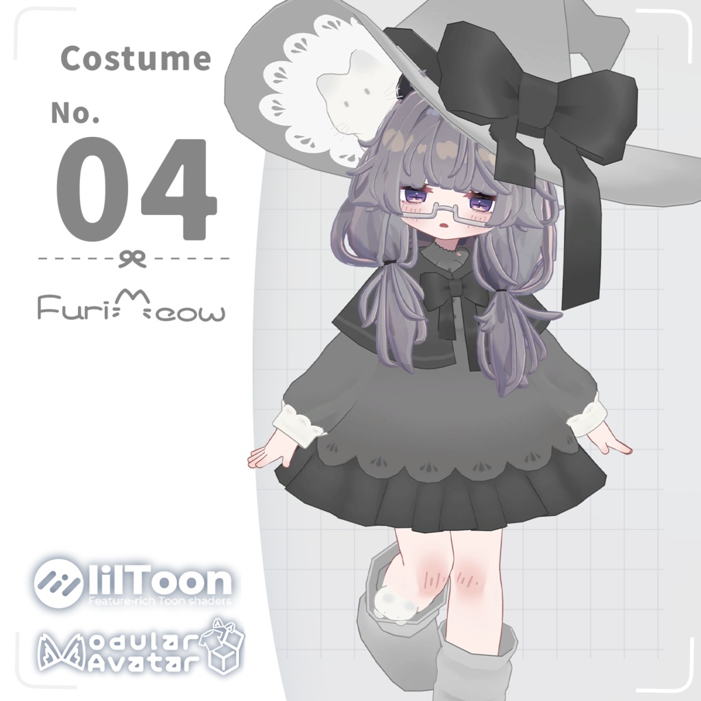 ୨୧ まめふれんず対応 ୨୧ まじかるにゃんドレス