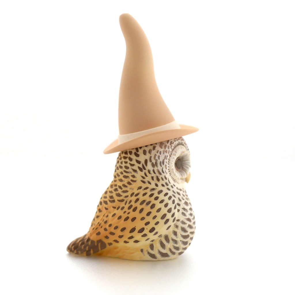 アカアシモリフクロウのリングスタンド ガレージキット