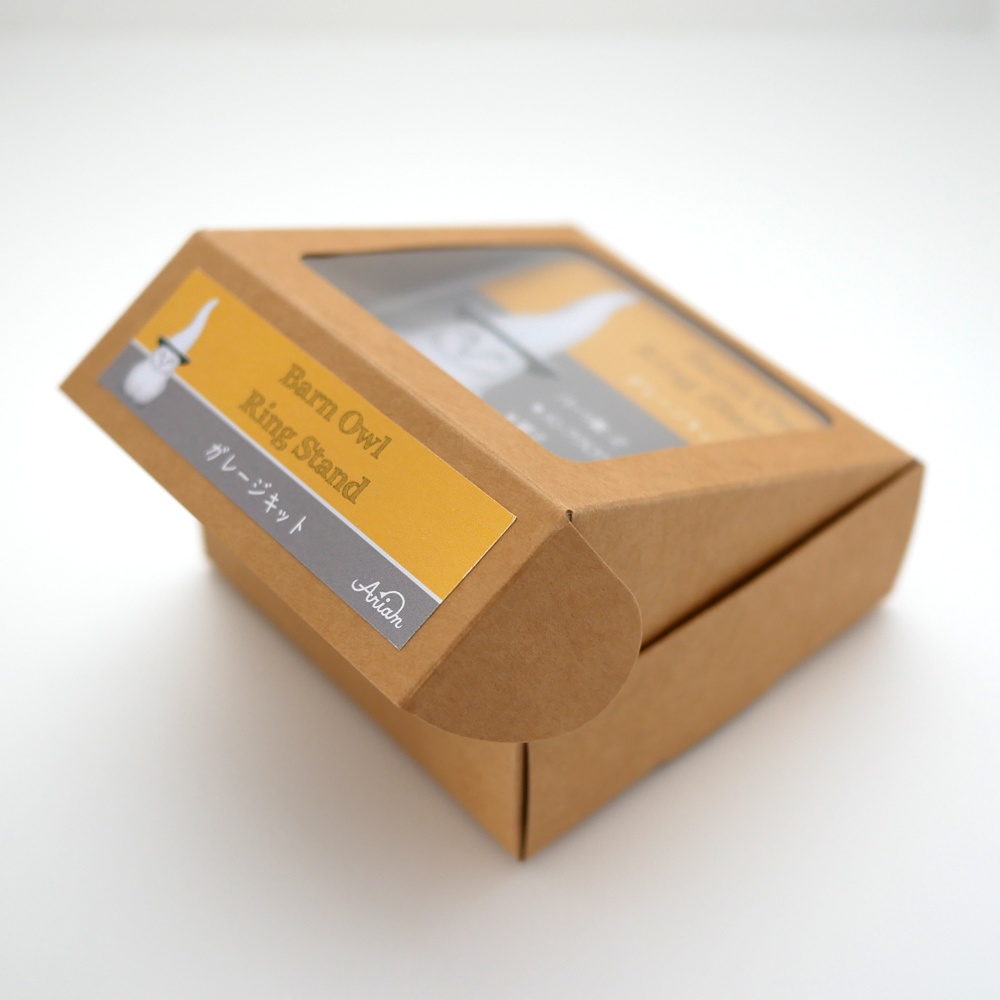 メンフクロウのリングスタンド ガレージキット