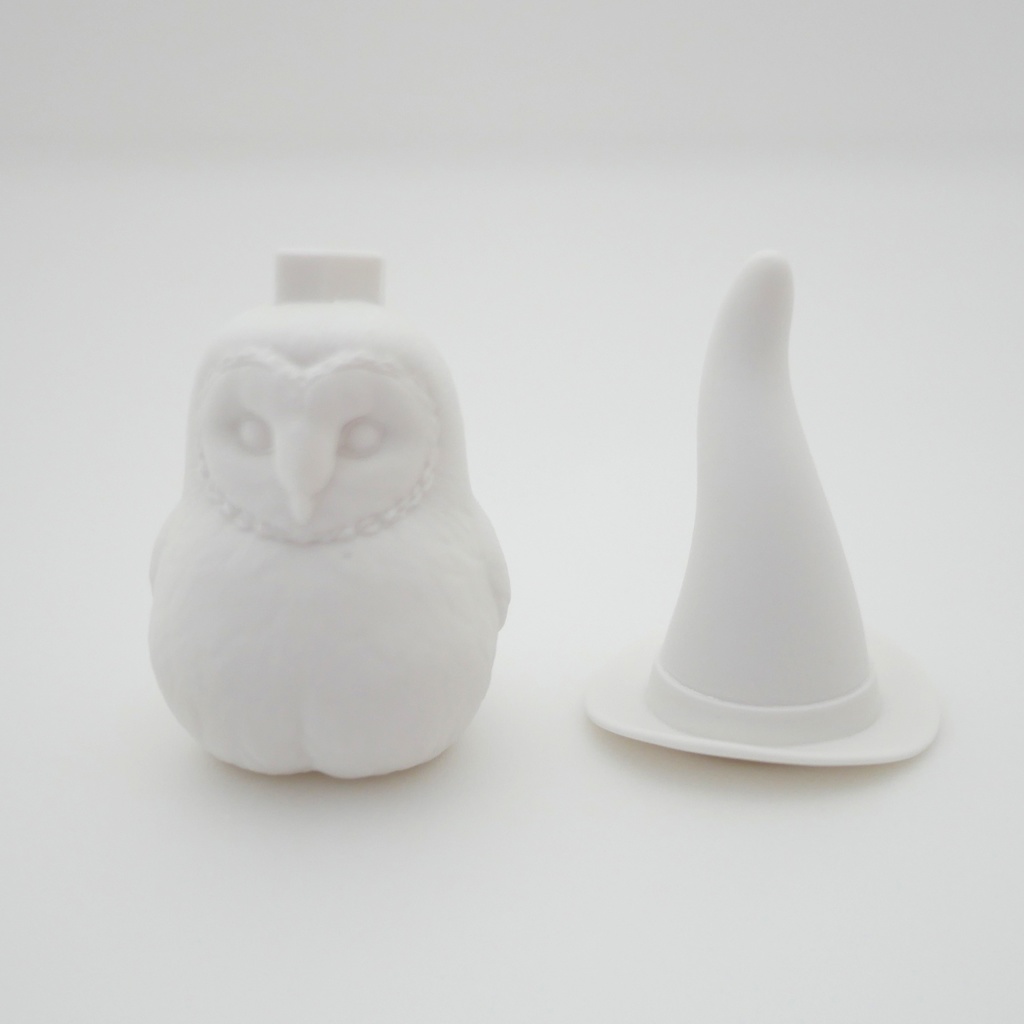 メンフクロウのリングスタンド ガレージキット