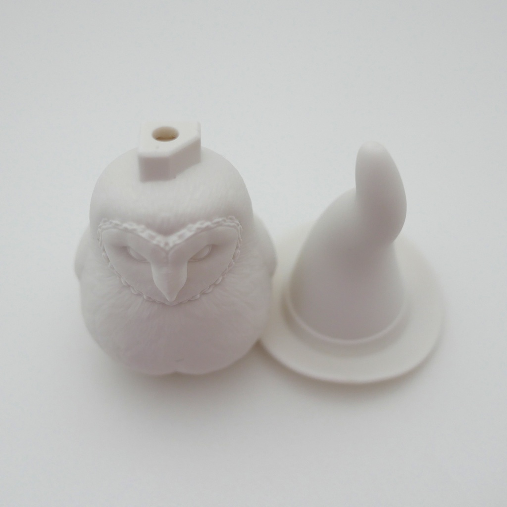 メンフクロウのリングスタンド ガレージキット