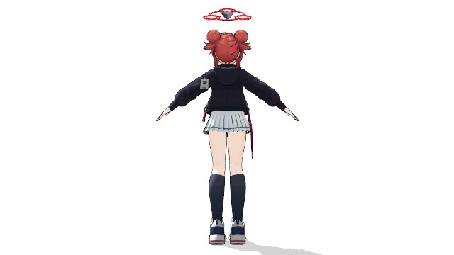 ブルーアーカイブ 子塗マキ Blue Archive Maki Konuri (MMD)