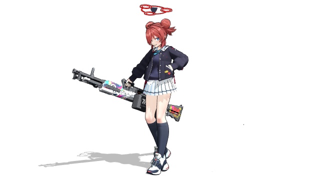 ブルーアーカイブ 子塗マキ Blue Archive Maki Konuri (MMD)