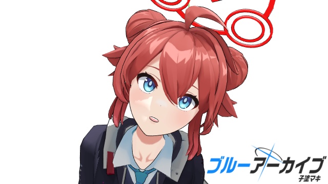 ブルーアーカイブ 子塗マキ Blue Archive Maki Konuri (MMD)