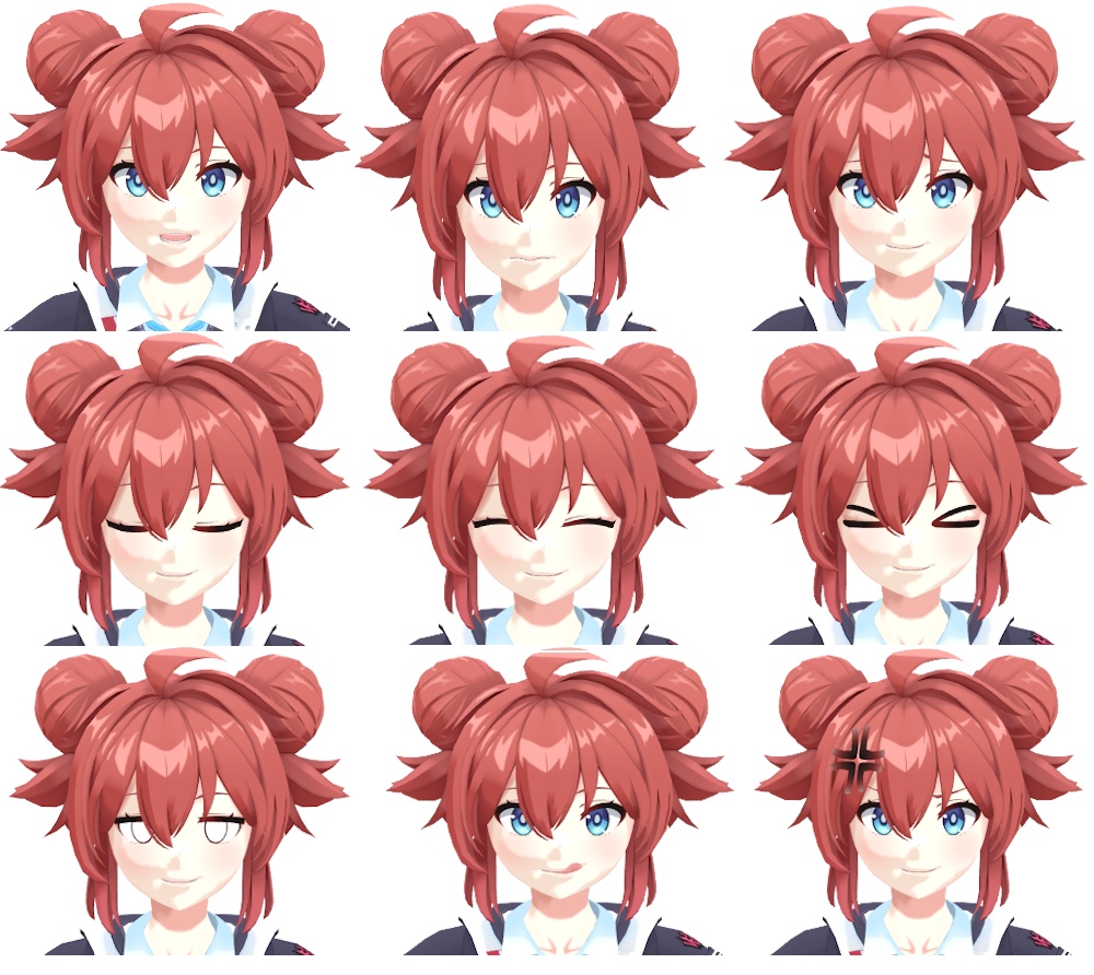 ブルーアーカイブ 子塗マキ Blue Archive Maki Konuri (MMD)