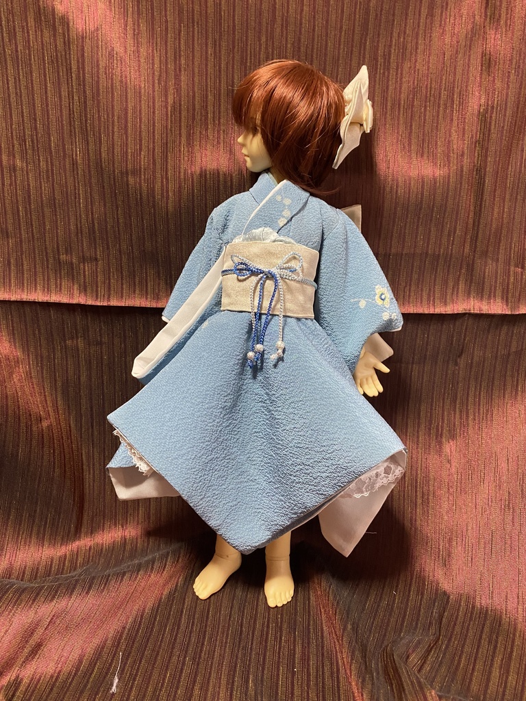 MSDサイズ 和風ワンピース メイドさん