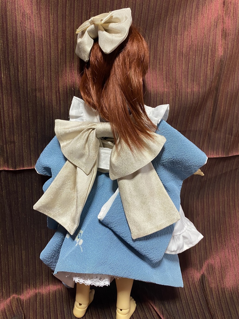 MSDサイズ 和風ワンピース メイドさん