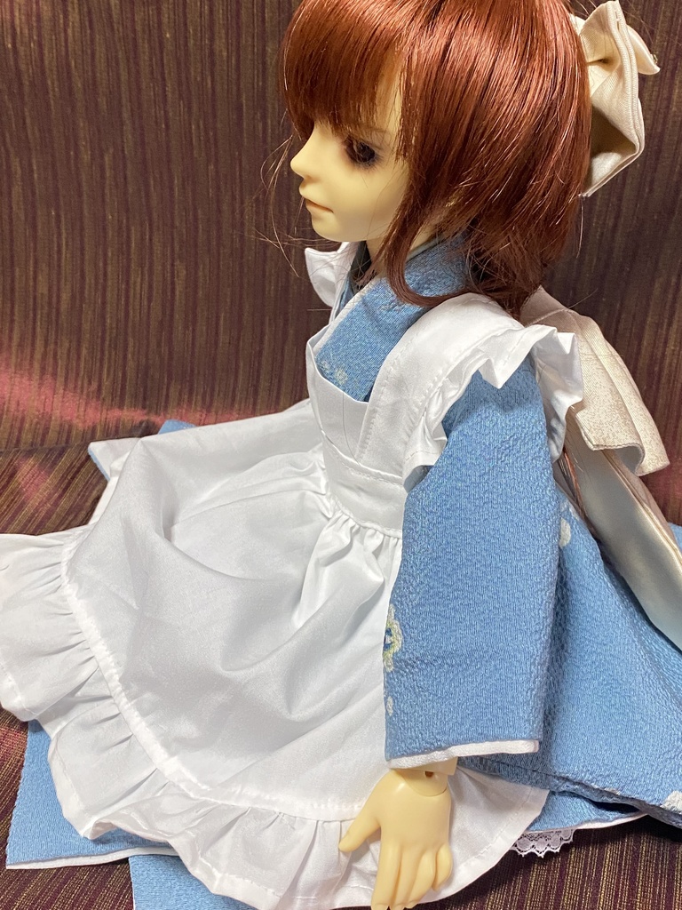 MSDサイズ 和風ワンピース メイドさん