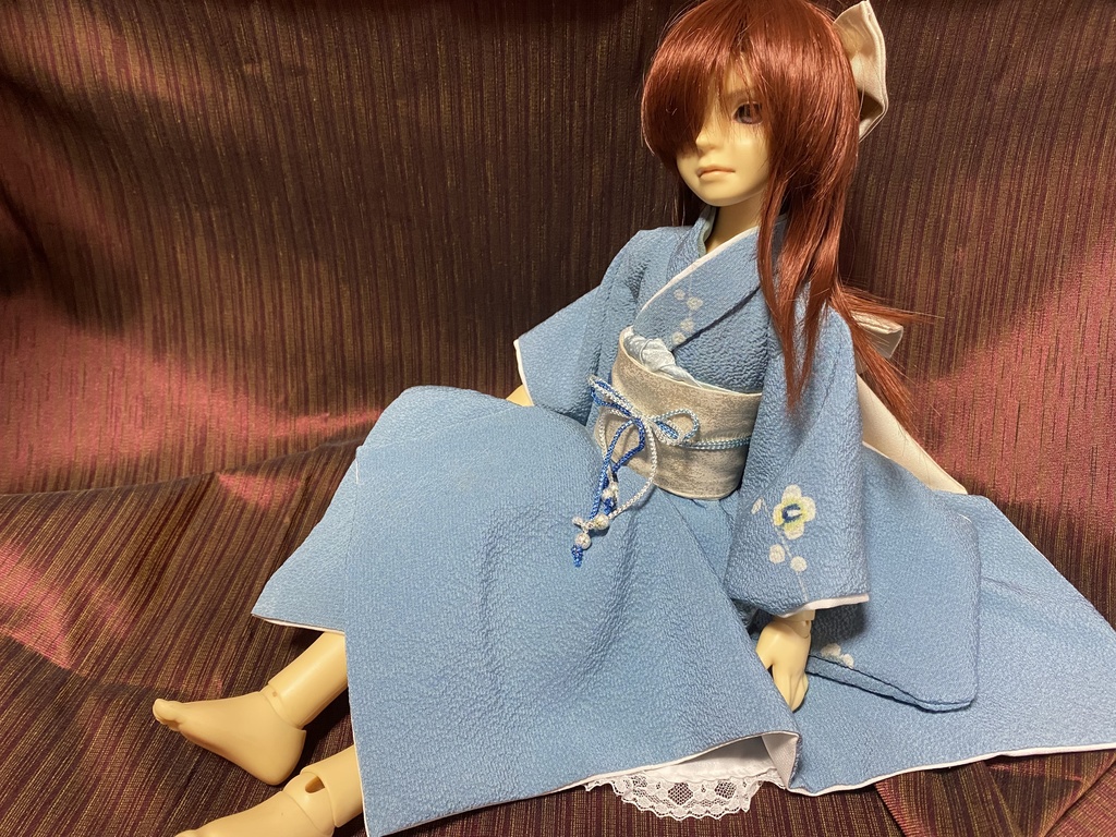 MSDサイズ 和風ワンピース メイドさん