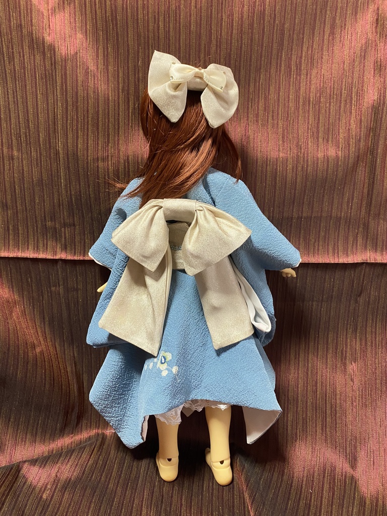 MSDサイズ 和風ワンピース メイドさん