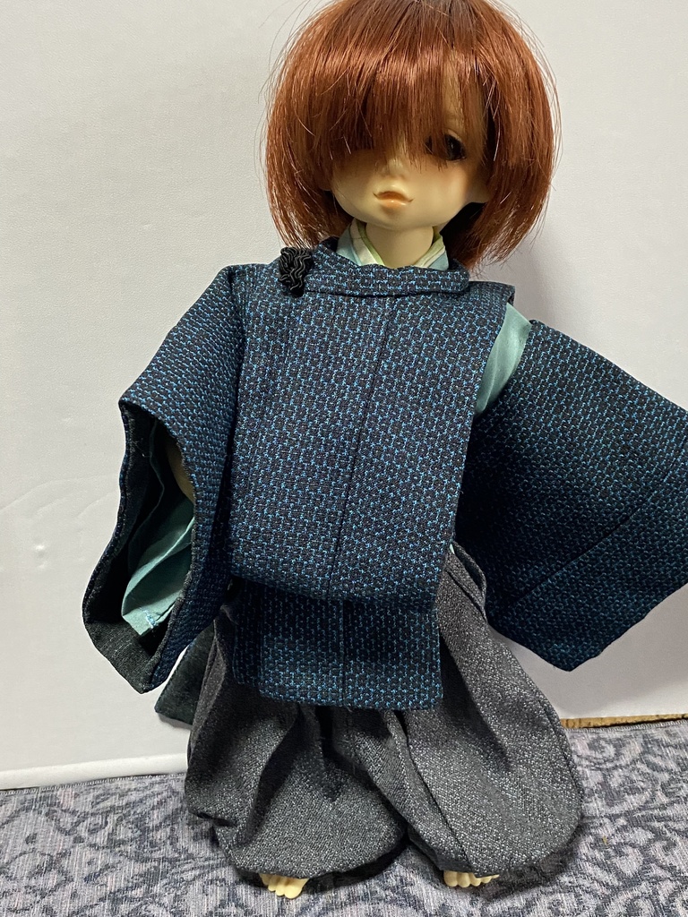 幼SDサイズ 狩衣風衣装 藍