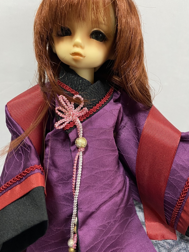 幼SDサイズ 創作衣装 紫