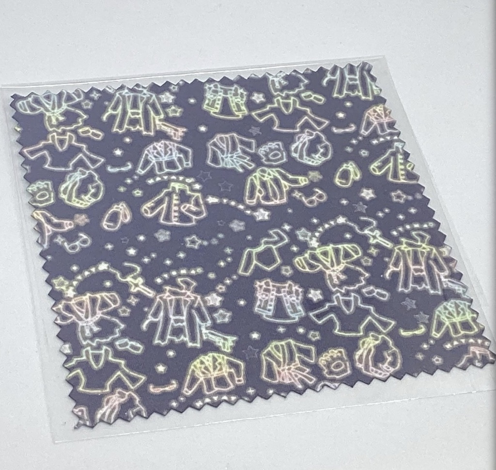 隼人＆竜馬　衣装モチーフ　メガネ拭き