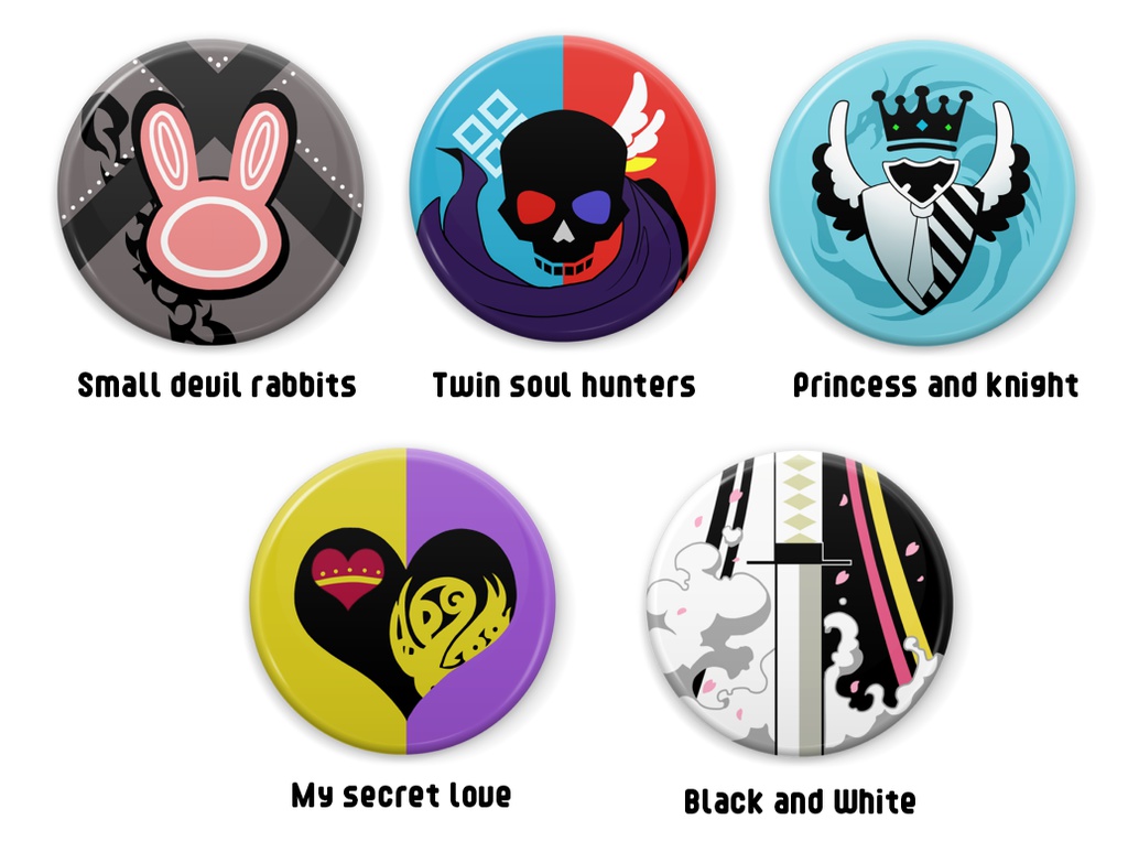 オリジナルデザイン缶バッジ 【Lacor】