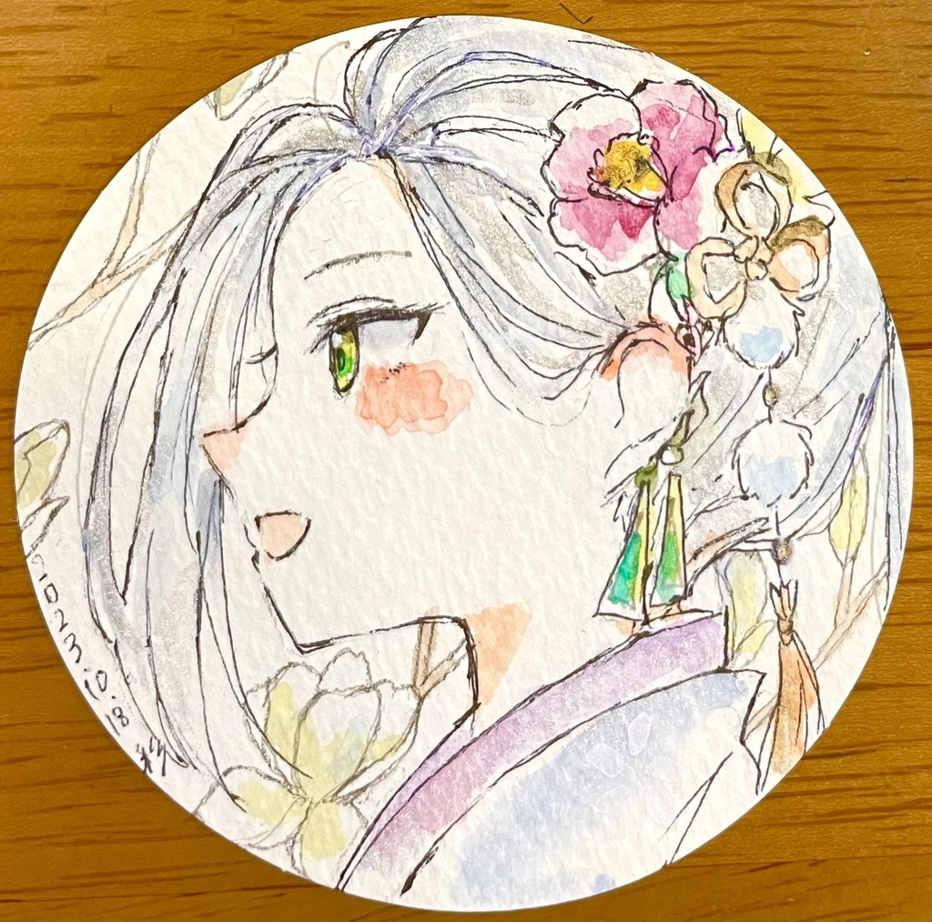 【ミニ原画】横顔